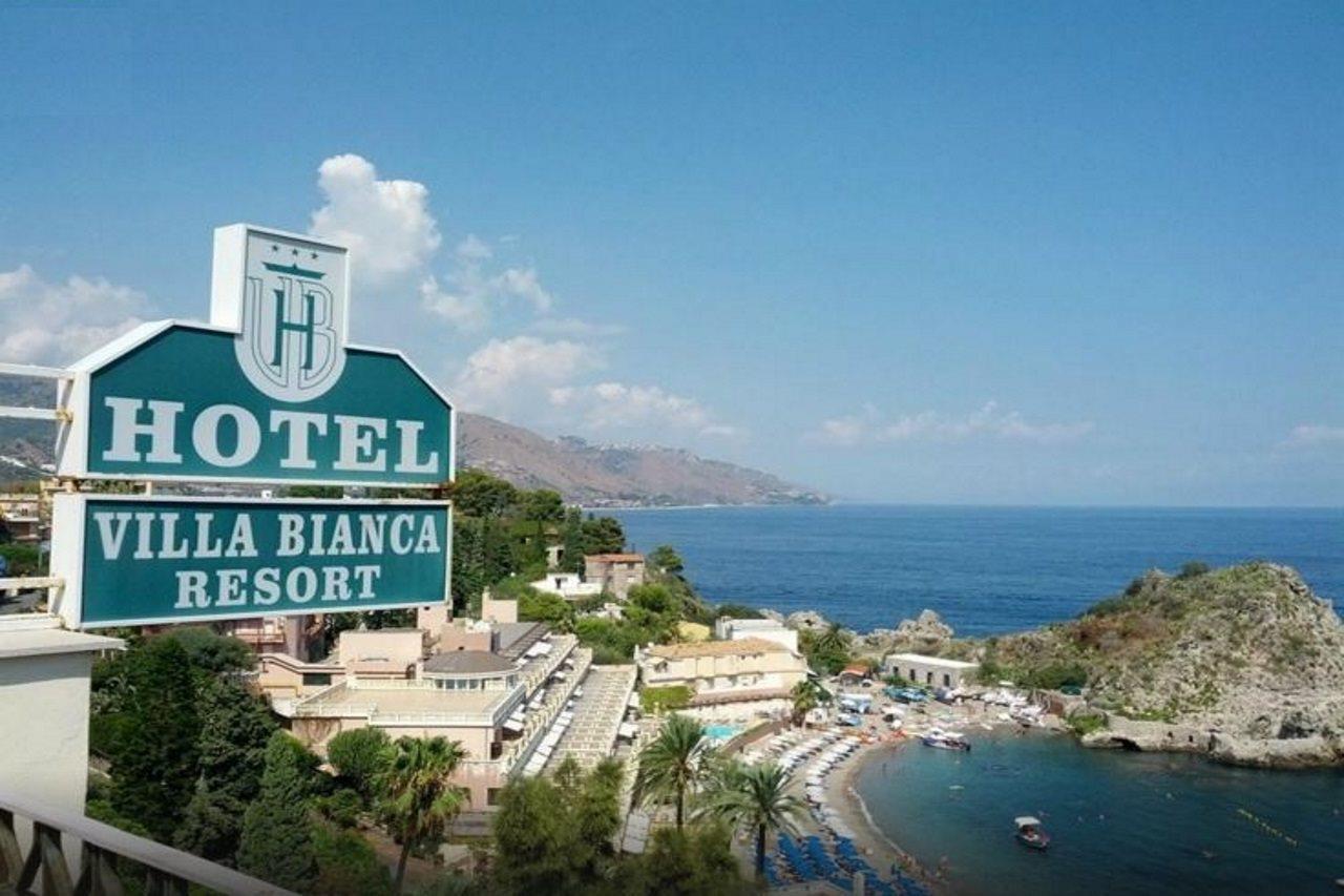 Hotel Villa Bianca Resort Taormina Exterior foto